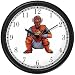 Baseball Catcher Baseball Theme Wall Clock by WatchBuddy Timepieces (Black Frame)