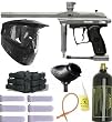 Spyder Xtra Paintball Gun Marker MEGA Set - Pewter