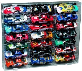 Clearwater Displays D07-2124T 21-Slot 1/24-Scale Tilt Shelf Display Case