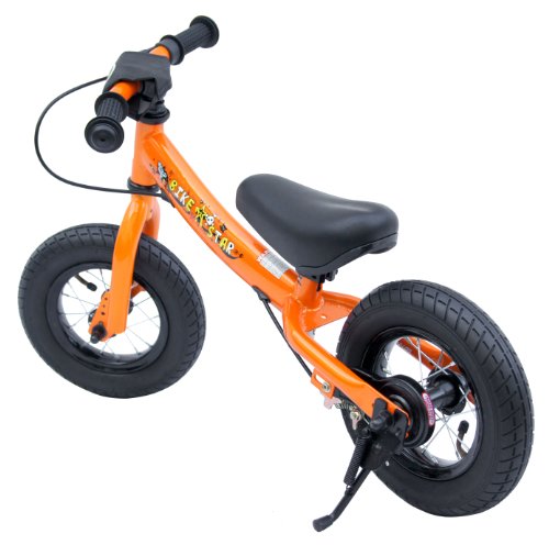 bike*star 25.4cm (10 Inch) Kids Learner Balance Beginner Run Bike Sport - Orange