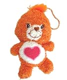 アメキャラ☆ケアベア《テンダーハートベア》☆8cmモシャモシャぬいぐるみボールチェーン