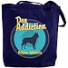 Canvas Tote Bag Navy Blue  Dog Addiction : Belgian Malinois  Dog