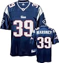 Laurence Maroney Youth Jersey: Reebok Navy Replica #39 New England Patriots Jersey - Large (14-16)