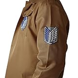 Voguebridal Attack on Titan Advancing Giants LongJacket&Cloak Costume,Men,L