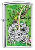 Zippo Lighter Zodiac Cancer, High Polish Chrome Zippo Lighter Zodiac Cancer, High Polish Chrome