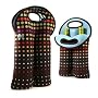 Two Bottle Tote - Dot Pattern
