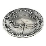 Crosby and Taylor (formerly Tin Woodsman) Solid Pewter Teabag Holder, Dragonfly, Made in... by Tin Woodsman Pewter