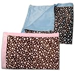 Bubble Dots Blanket in Pink Brown