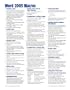 Microsoft Word 2003 Macros & Templates Quick Reference Guide (Cheat Sheet of Instructions, Tips & Shortcuts - Laminated Card)