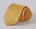 New Classic Black&Gold Striped Tie Woven Jacquard Silk Men's Suits Ties Necktie