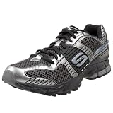 Skechers Men's Endorphin II Surefire Lace Up,Black/Silver,11 M US