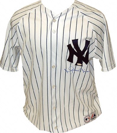 Mariano Rivera New York Yankees Autographed Home Pinstripe Jersey