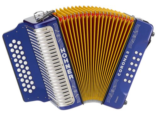 Hohner Corona II Classic FBbEb, Candy Blue