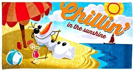 Frozen - Olaf Beach Towel For Kids by HSWH