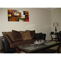 Art Wall 3-Piece Abstract Modern Gallery Wrapped Canvas Art by Jim Morana, 24 by 36-Inch