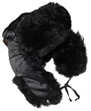 Polo Ralph Lauren Purple Label Winter Fur Hat Black