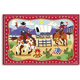 Olive Kids Ride 'Em Bedding Coordinating Placemat by Kids Bedding