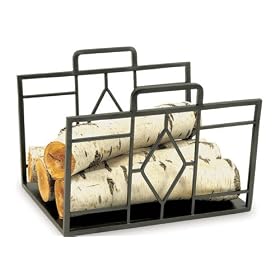 Minuteman VL-20 Fretwork Collection - Log Carrier - Powder Coated Black by Minuteman