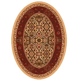 Stainmaster® Sandakan Rug - Flaxen (78"x109" Oval) by Stainmaster
