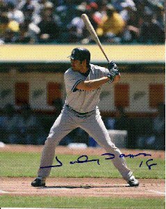 Johnny Damon Autographed/Hand Signed New York Yankees 8x10 Photo