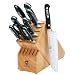 Zwilling J.A. Henckels Twin Pro S Stainless-Steel 10-Piece Knife Set with Block