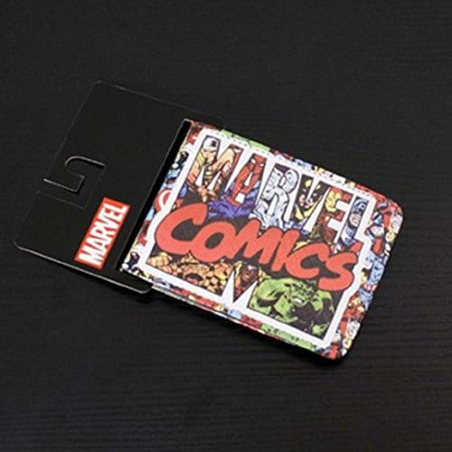 Comics Dc Marvel the Avengers Hulk/iron Man Thor/captain America/superman Purse Logo Credit Oysters License Card Holder Wallet