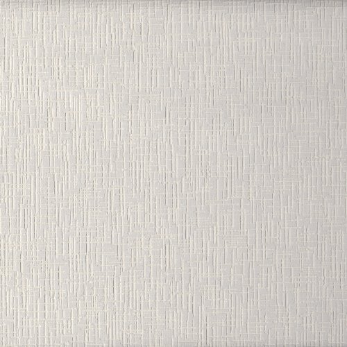Brewster ASC5702-15 Paint Plus III Rectangle Stripe Paintable Wallpaper, 21-Inch by 396-Inch, White