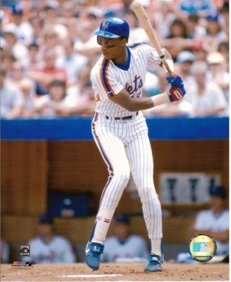 Darryl Strawberry New York Mets Batting Color 8x10 Photo