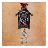 buy cheap price A Timeless Quest For Power Dragon Art Cuckoo Clock by The Bradford Exchange