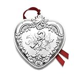 Wallace 2008 Grande Baroque Heart Ornament - 17th Edition