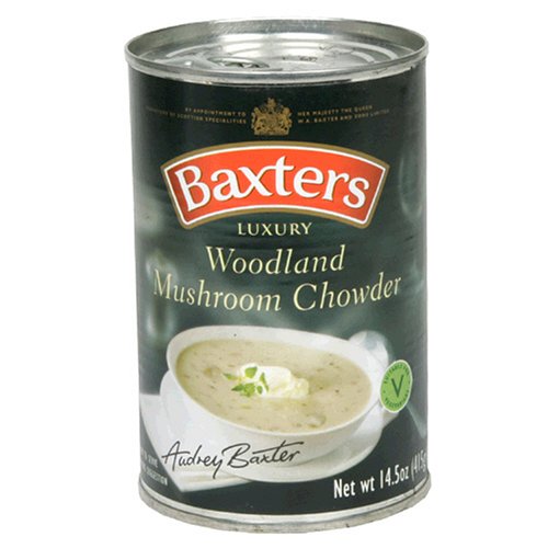 Baxters Luxury Soups, Woodland Mushroom Chowder, 14.5-Ounce Cans (Pack of 12) by Mushroom Chowders