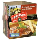 Fantastic Foods Tuscan Tomato and Shells Vegetarian Soup, 1.5-Ounce Microwavable Cups (Pack of 12)