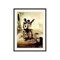 Banjo Lesson Framed Lithograph- 36x30"