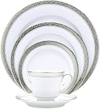 Noritake Crestwood Platinum 5-Piece Place Setting, Service for 1
