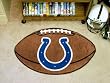 NFL Indianapolis Colts Football Shaped Area Rug - Home Decor Floor Mat