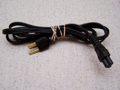 Volex 3 prong AC Cord NEMA 5-15P for use with laptops and notebooks