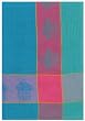 Waffle Weave 100% Cotton Turquoise Cupcakes Dishtowel 18" X 28" Set / 6