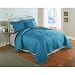 Brand New Tranquility Twin size Reversibl Quilt, Blue