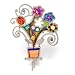 Flowers in a Pot Pin #0282