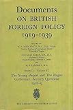 Documents on British foreign policy, 1919-1939. 1A series