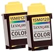 Lexmark 15M1375 Color Ink Cartridge Twin Pack (2 of 15M0120)