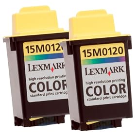 Lexmark 15M1375 Color Ink Cartridge Twin Pack (2 of 15M0120)