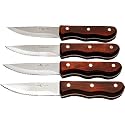 Cutlery Steak Knife Set Of 4 Knives w/ Pakkawood Handle (90054) by MIU France
