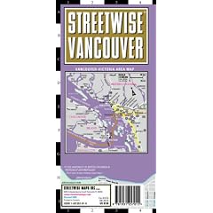 Streetwise Vancouver Map - Laminated Center City Street Map of Vancouver, Canada - Folding pocket size travel map with integrated Sky Train & Express Line ... & stations (Streetwise (Streetwise Maps))