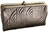 HOBO INTERNATIONAL Lauren Deco Stitch Clutch/Wallet,Gold,one size
