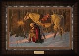 Prayer at Valley Forge- Arnold Friberg Gallery Quality Framed Art Print Classic Giclee- Washington Picture War
