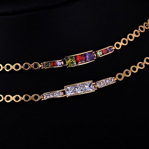 Star Pavilion New Arrival Hot Sale Bracelets Firgue Line With Square Luxury Zircon Two Colors For Choose