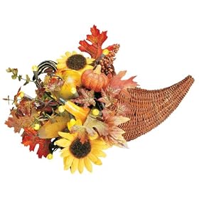 GKI Bethlehem Lighting 16-Inch 20-LED Light Sunflower Harvest Cornucopia, Battery Operated by GKI/Bethlehem Lighting