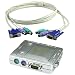 QVS KVM-12CK 2-Port Compact KVM Switch Kit