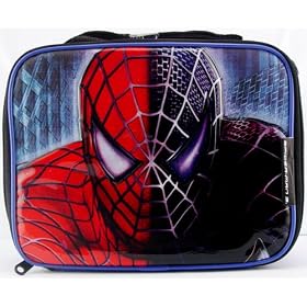 Spiderman insulated Child Lunch Bag With Water Bottle by American Clocks